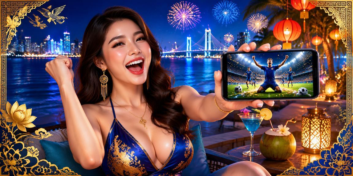 Người dùng Đà Nẵng thư giãn trên bãi biển và theo dõi kết quả xổ số trực tuyến qua điện thoại