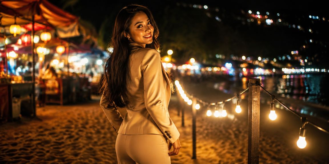 Người dùng tham gia trò chơi may mắn tại chợ đêm Sapa với không khí núi rừng se lạnh